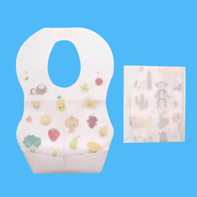 Disposable children's bib (rice bag)